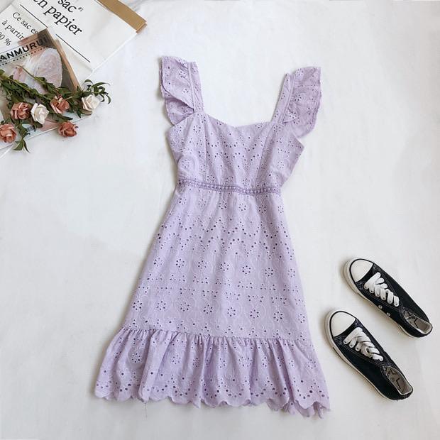 Mykonos Eyelet Dress - Image 2