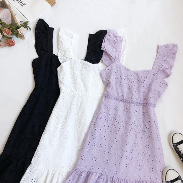 Mykonos Eyelet Dress - Image 4