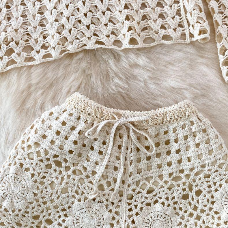 Nadia 3 Piece Coord Set In Beige - Image 3