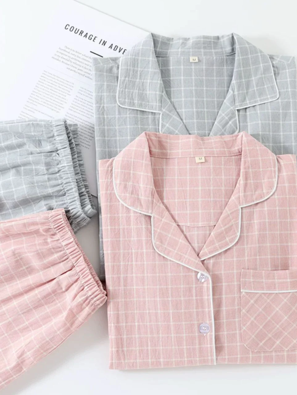 Nela Premium Cotton Nightsuit In Pink - Image 5