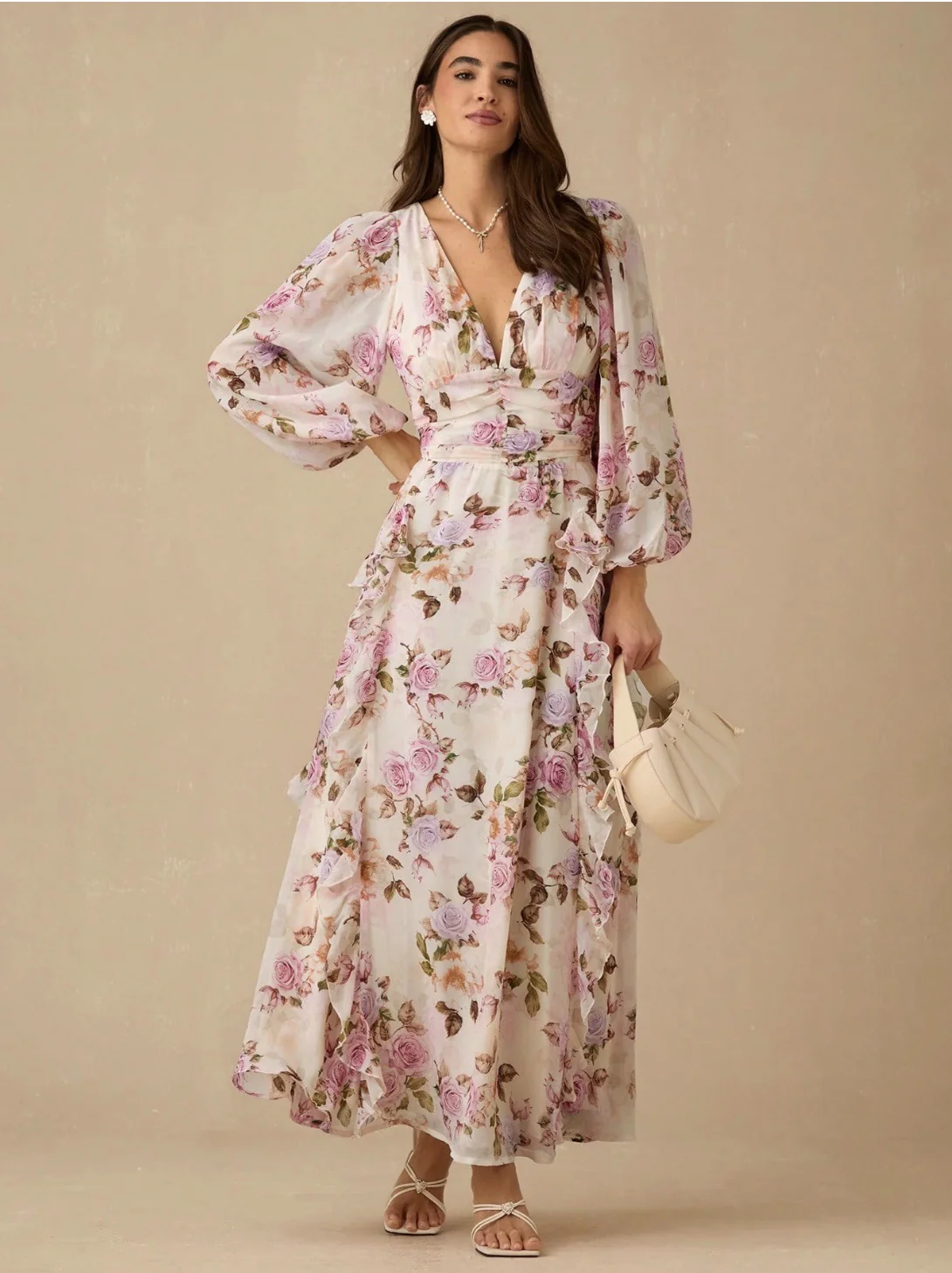 Nelia Floral Maxi Dress - Image 2