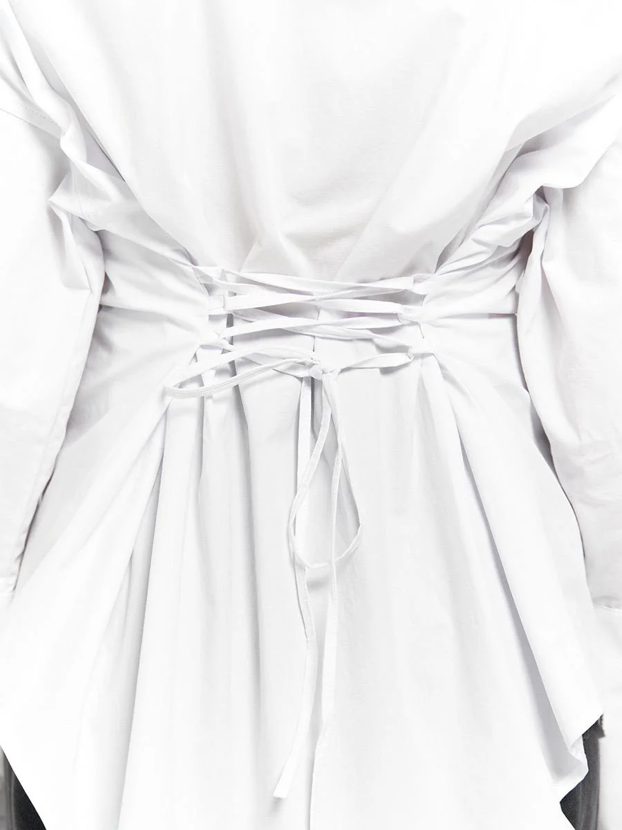 Nelli Statement Formal Shirt In White - Image 5
