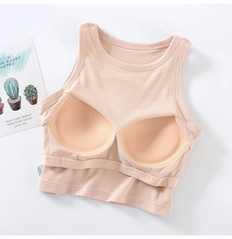 Nicole Tank Tops with Inbuilt Bra - Image 3
