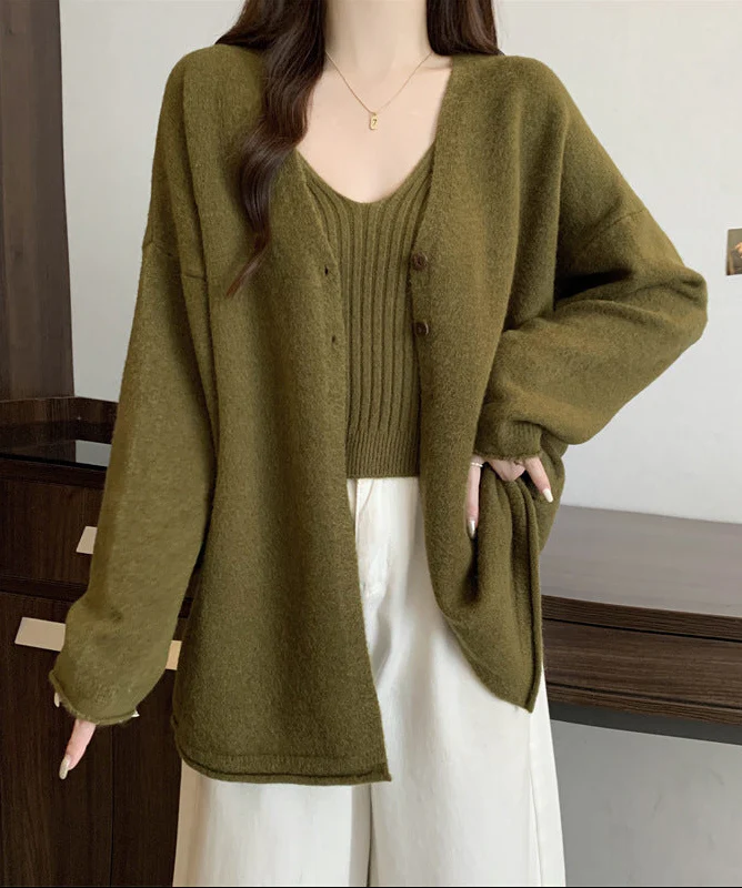 Nixie Statement Woolen Tops with Cape Style Sweater - Image 19