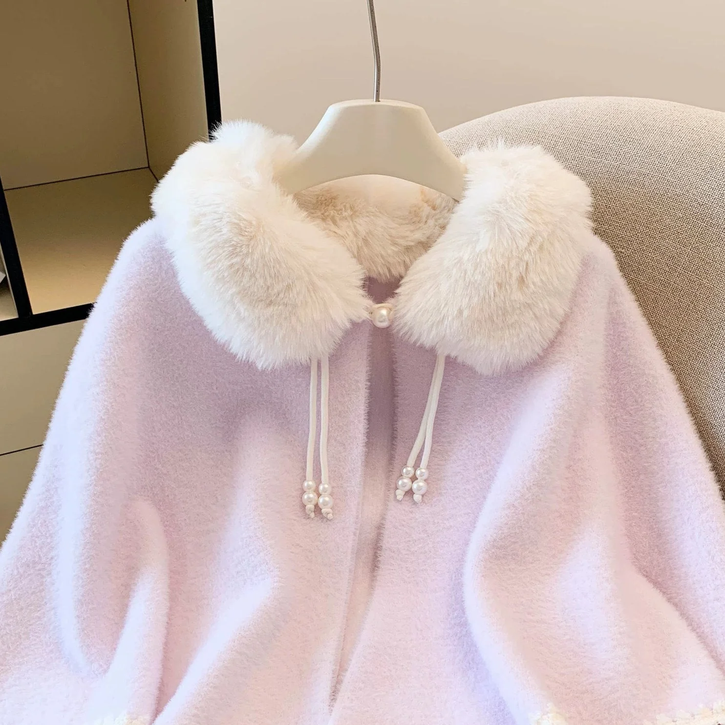 Noemi Luxe Fur Cape - Image 2