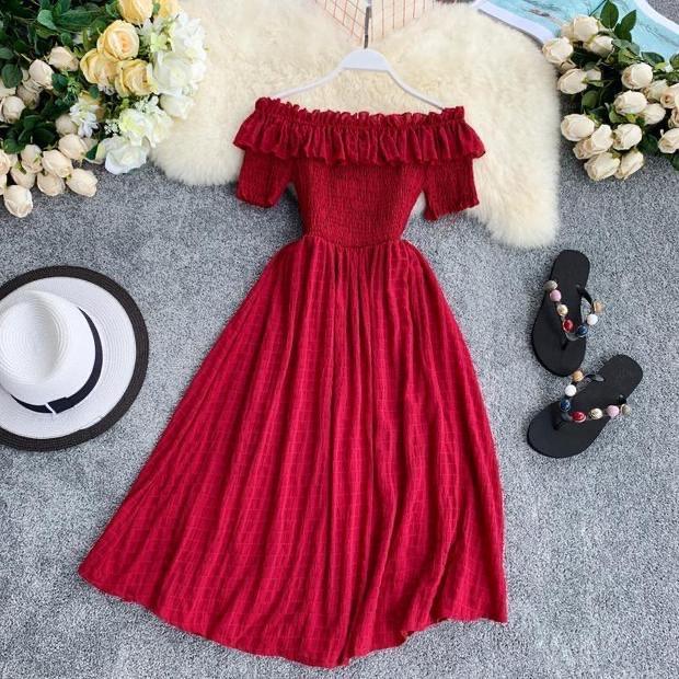 Off Shoulder Florida Dress - Image 2