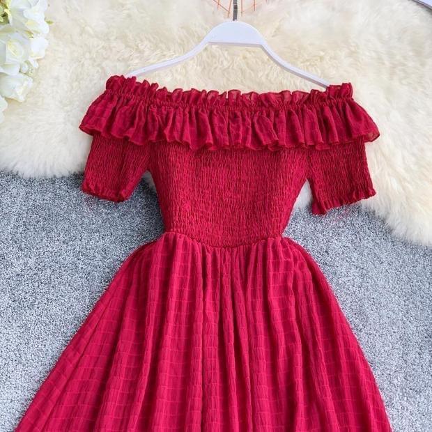 Off Shoulder Florida Dress - Image 6
