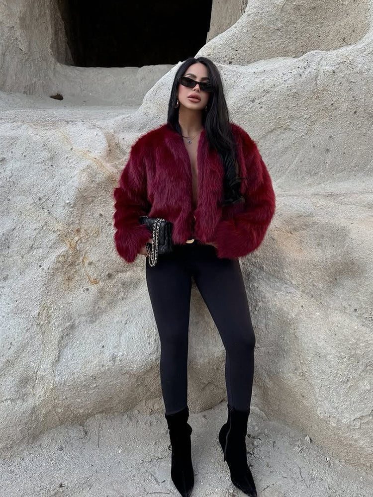 Ophelie Luxe Fur Cape - Image 2