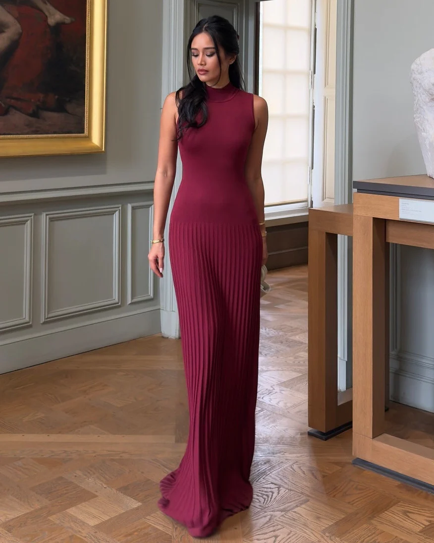 Orelia Knitted Maxi Dress - Image 12
