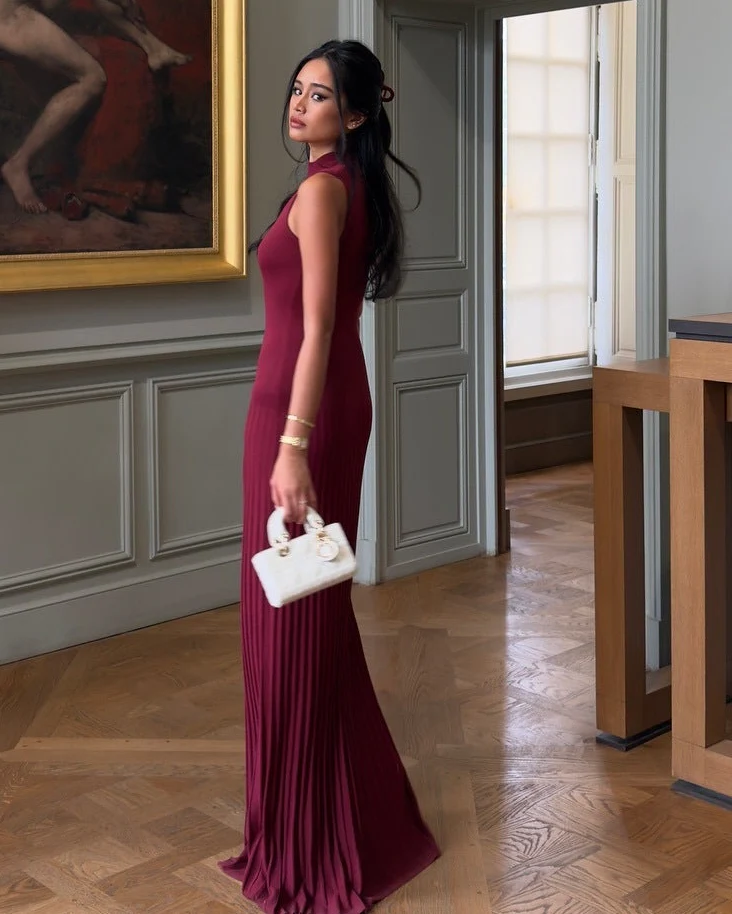 Orelia Knitted Maxi Dress - Image 13