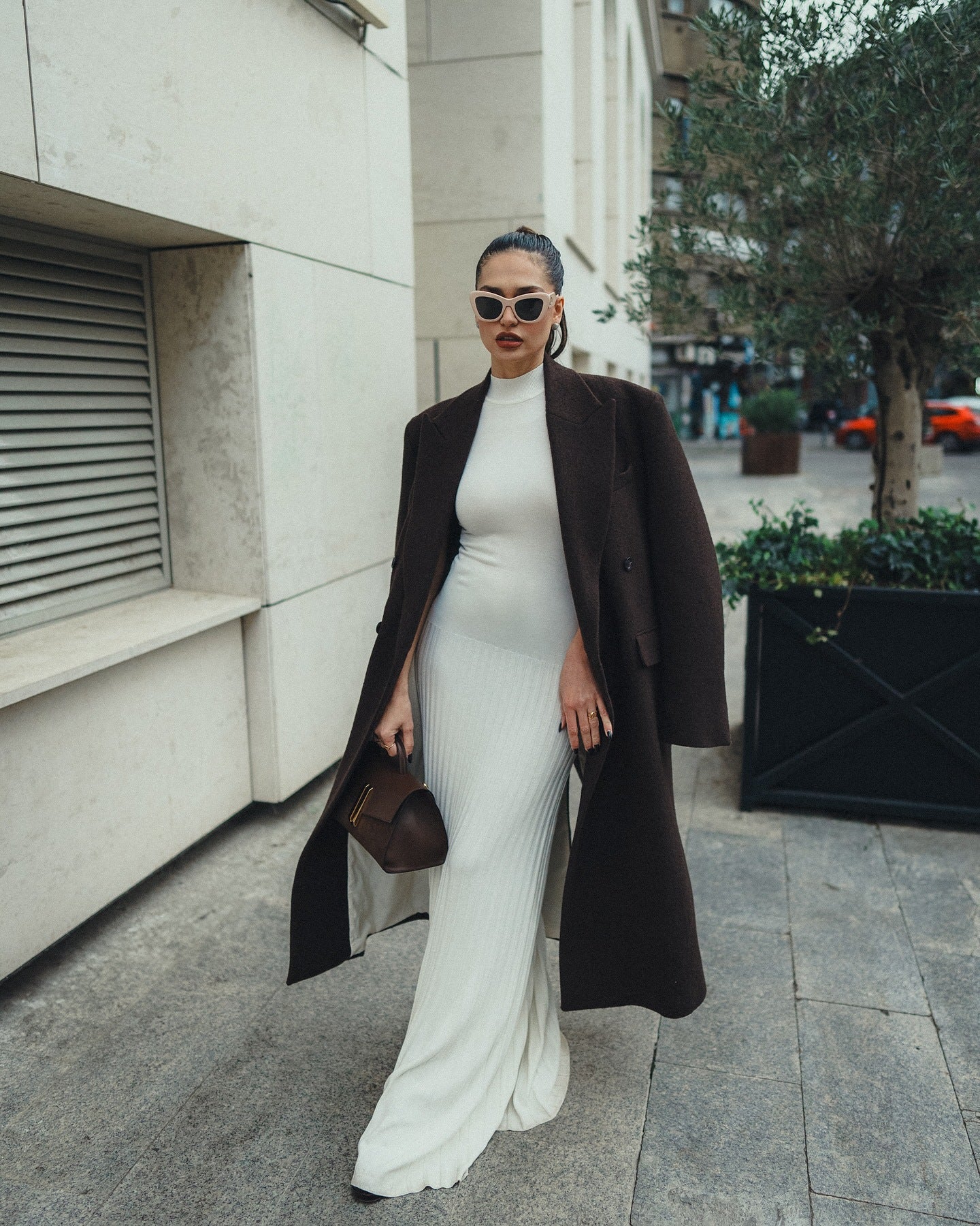 Orelia Knitted Maxi Dress - Image 3