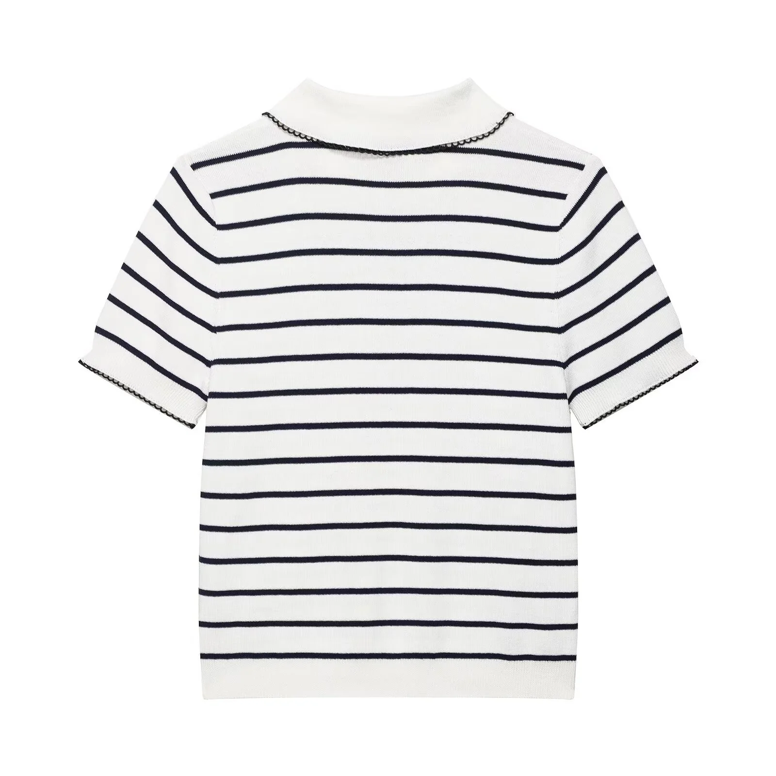 Ornella Knit Summer Top In White - Image 3