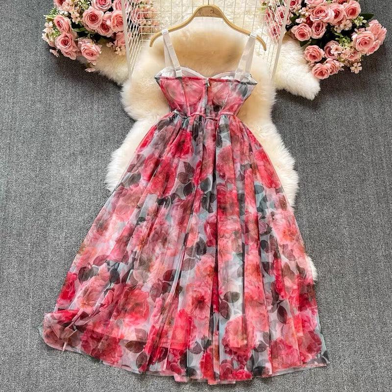 Peony Bustier Dress In Multicolor - Image 5