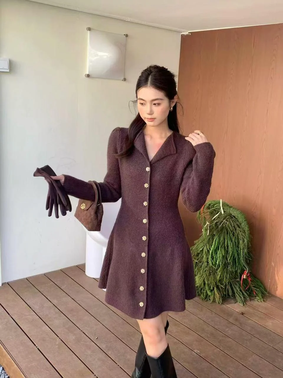 Piera Luxe Mini Dress - Image 4