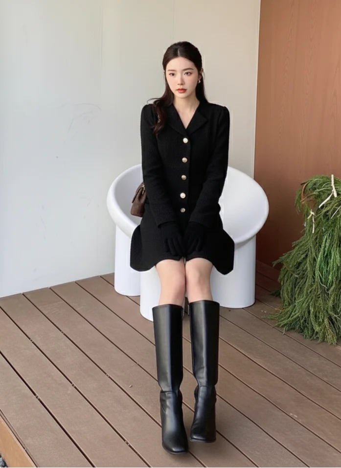 Piera Luxe Mini Dress - Image 7