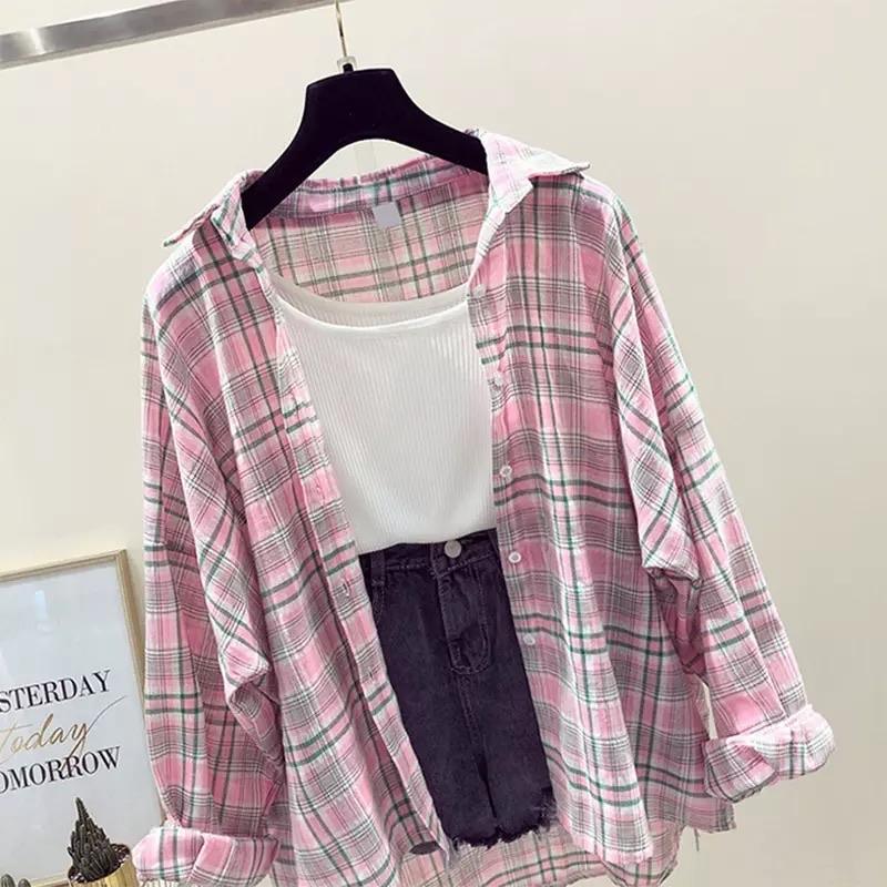 Plaid Streetstyle Shirt (ONLY SHIRT) - Image 2
