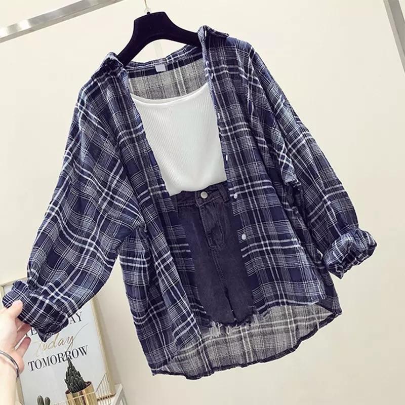 Plaid Streetstyle Shirt (ONLY SHIRT) - Image 3