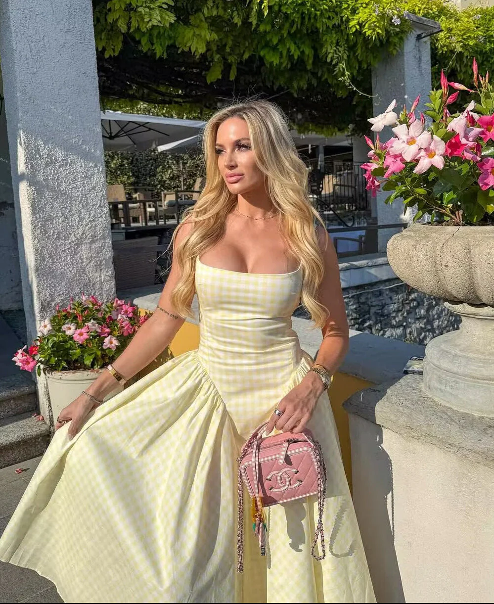 Pricillia Drop Waist Midi Dress - Image 2