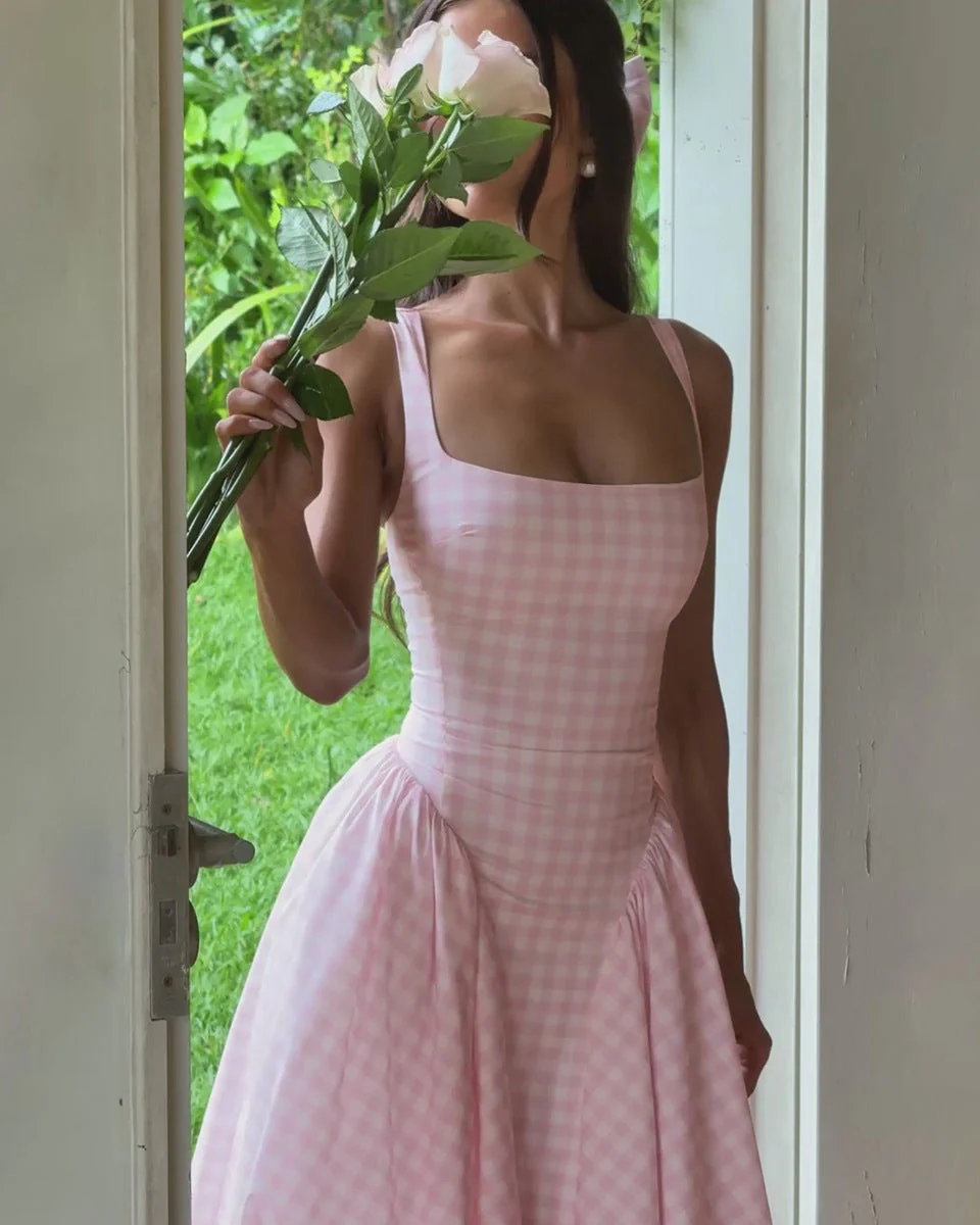 Pricillia Drop Waist Midi Dress - Image 3