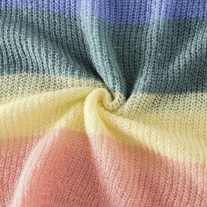 Rainbow Pullover In Multicolor - Image 3