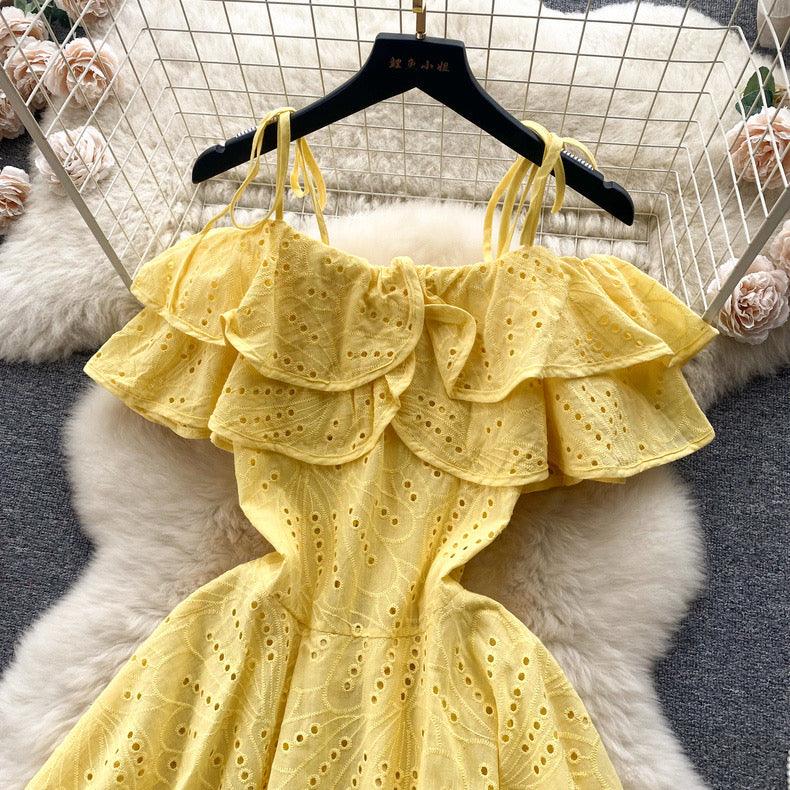 Rebecca Statement Eyelet Dress - Image 4