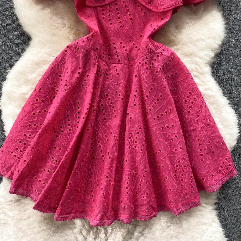 Rebecca Statement Eyelet Dress - Image 6