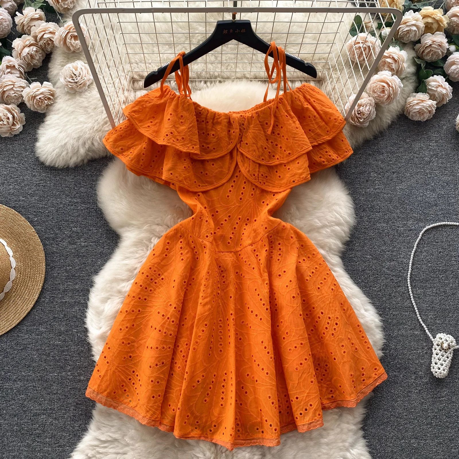Rebecca Statement Eyelet Dress - Image 7