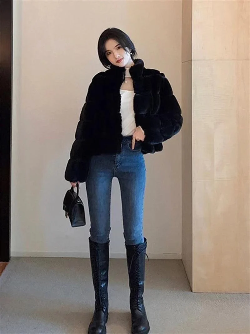 Relena Faux Fur Jackets - Image 2
