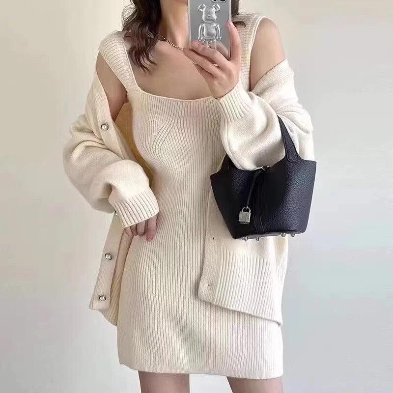 Reming Set of Dress and Cardigan - Image 2
