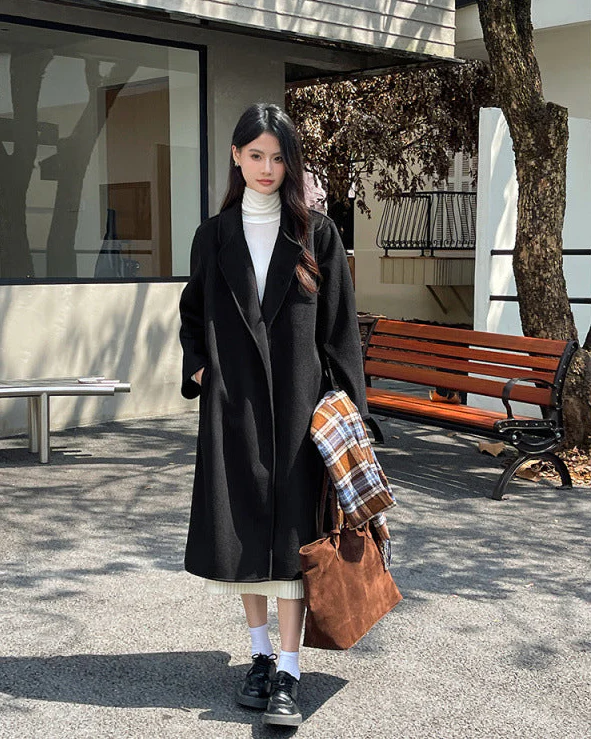 Remy Luxe Overcoat With Belt - Image 3