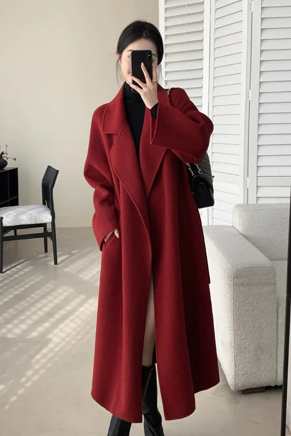Remy Luxe Overcoat With Belt - Image 6