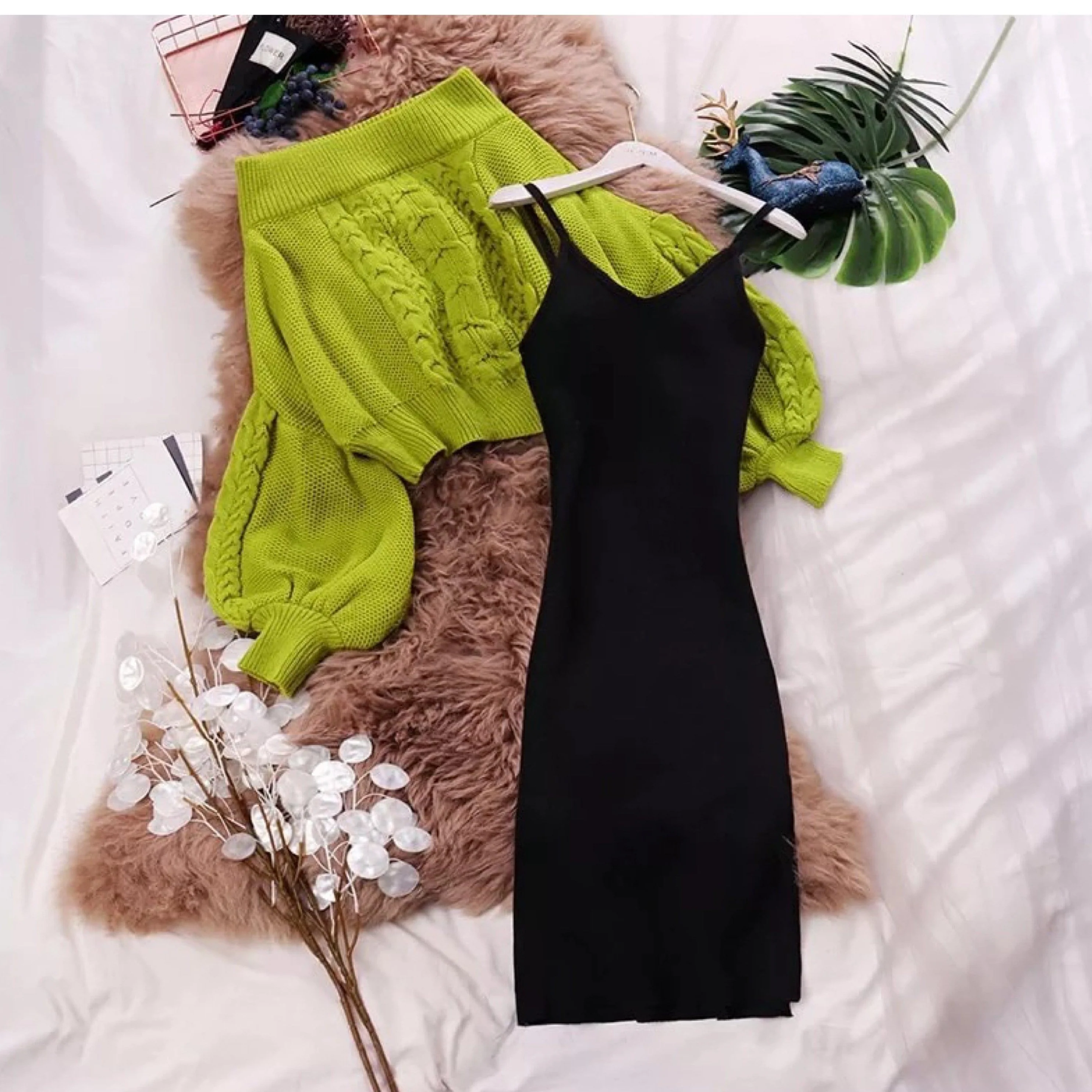 Renny Luxury Pullover with Dress
