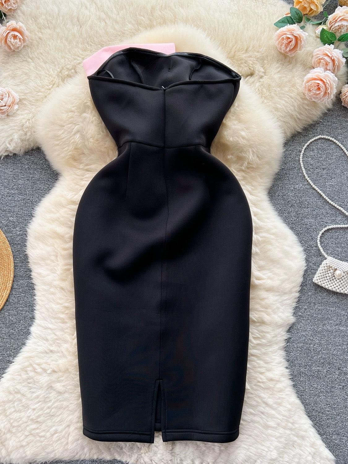 Revy Strapless Midi Dress - Image 6