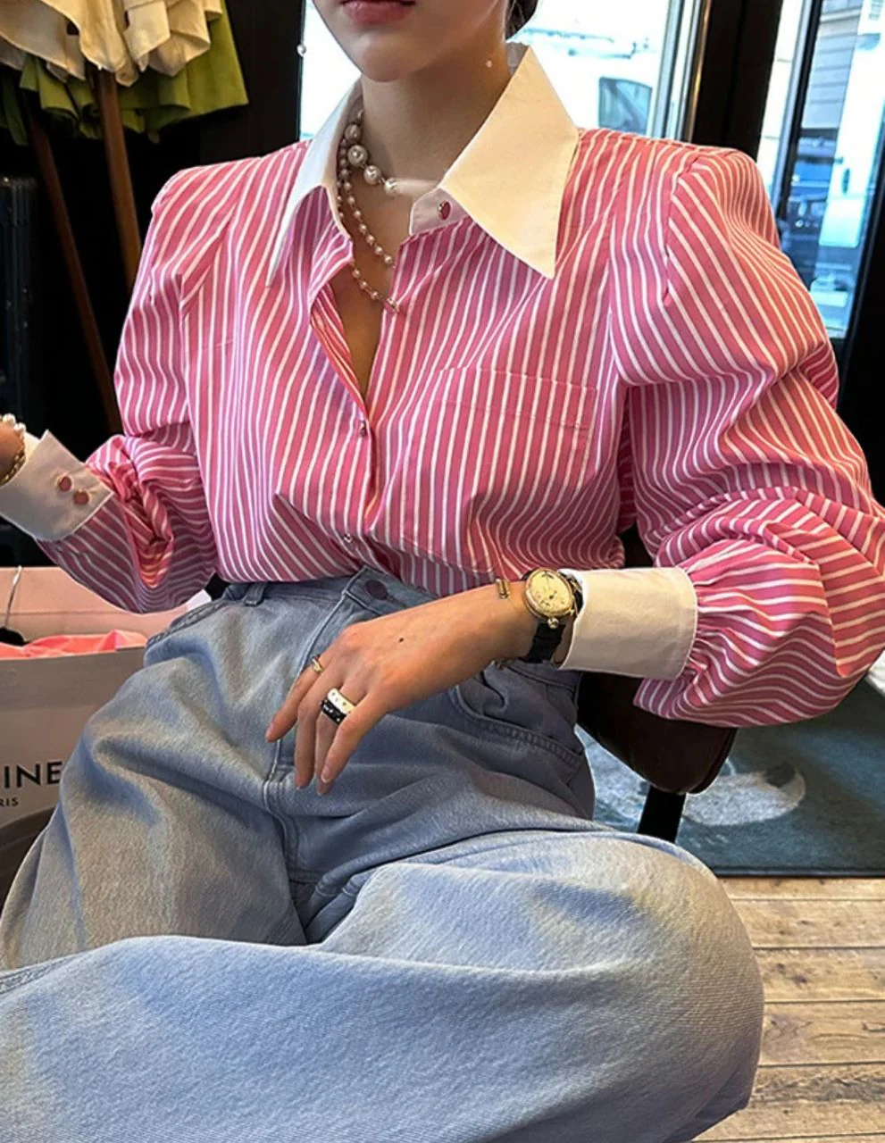 Romello Striped Formal Shirt - Image 4