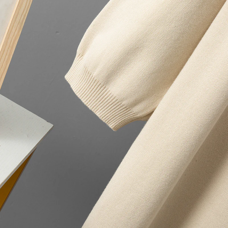 Romy Luxe Winter Dress With Cape - Image 12