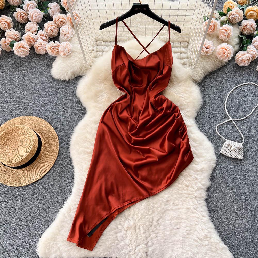 Rory Luxury Satin Dress - Image 2