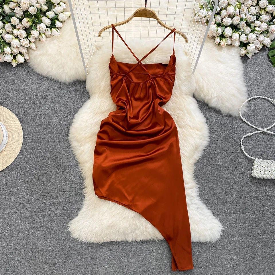 Rory Luxury Satin Dress - Image 4