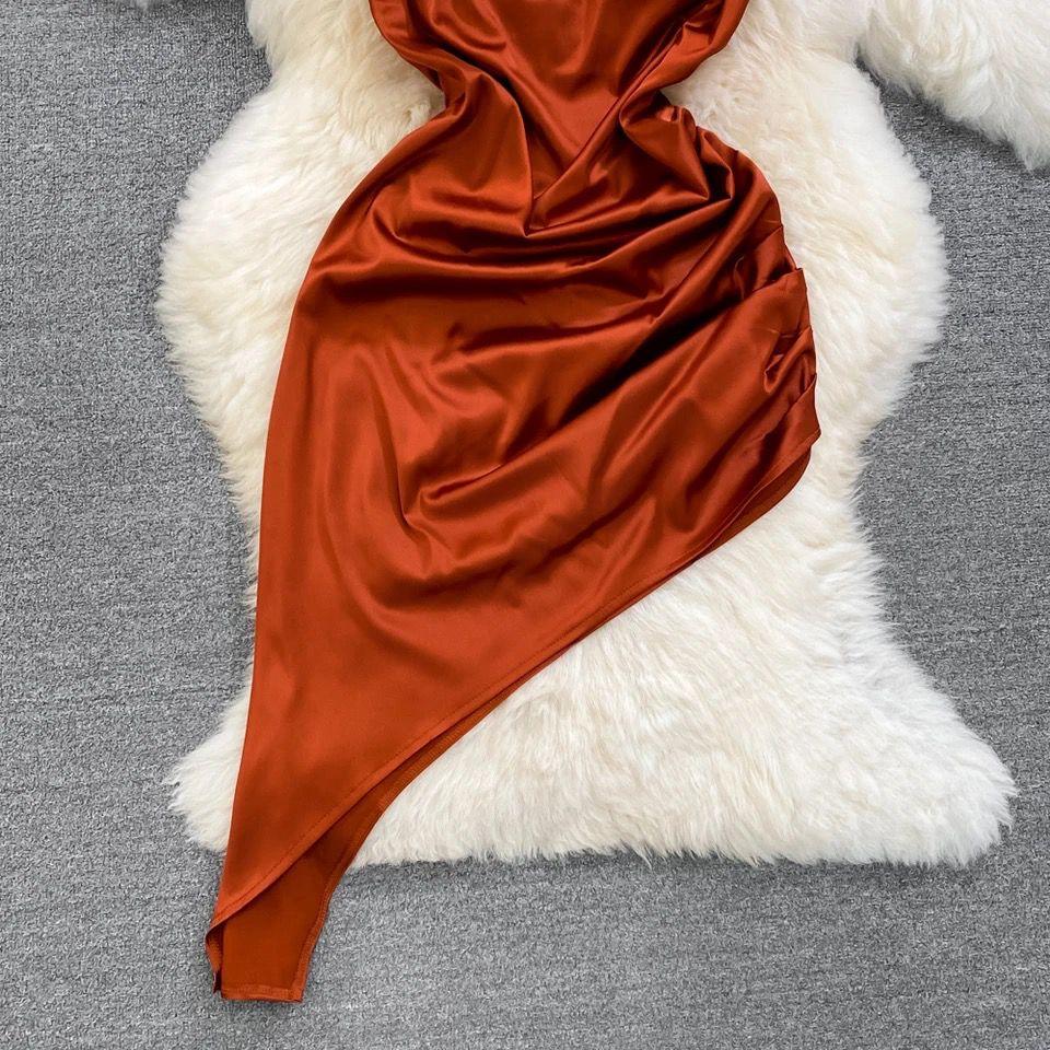 Rory Luxury Satin Dress - Image 5