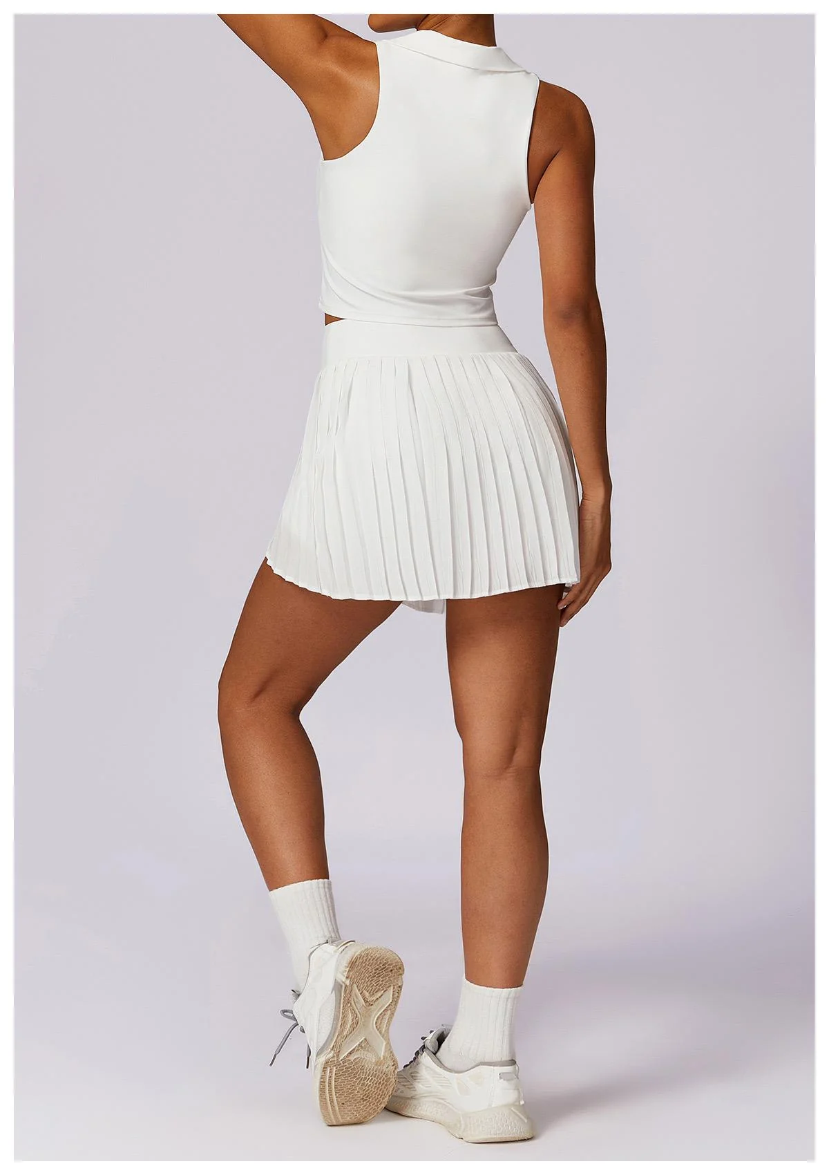 Rory Premium Activewear Set In White - Image 3