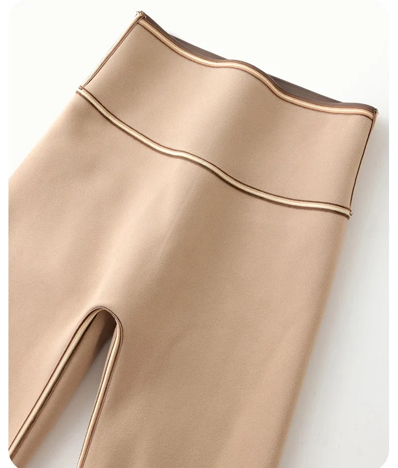 Rosa Slimming Premium Fleece Leggings In Grey - Image 5