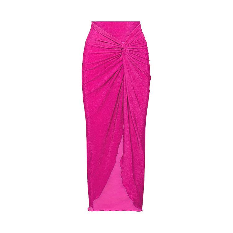 Rubby Luxe Swimsuit With Skirt In Pink - Image 4