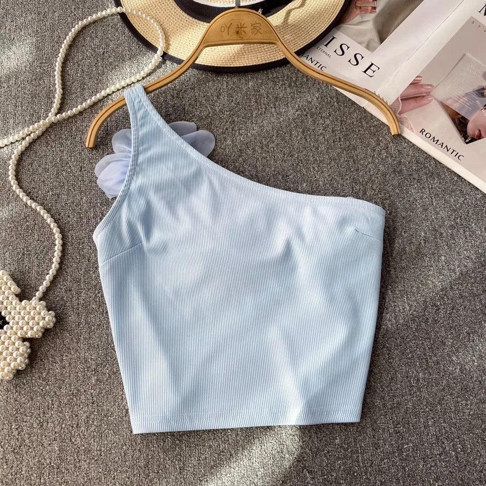 Ruby Statement Summer Tank Top In Black - Image 3