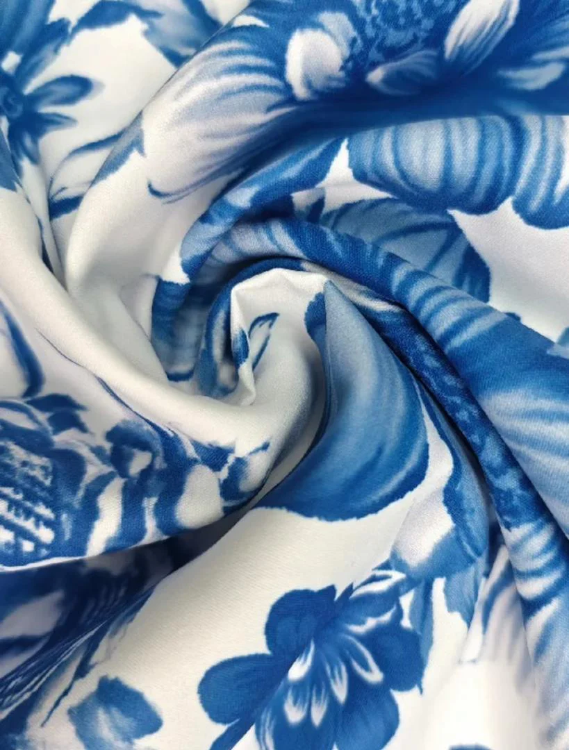 Saffron Halterneck Floral Maxi Dress In Blue - Image 8