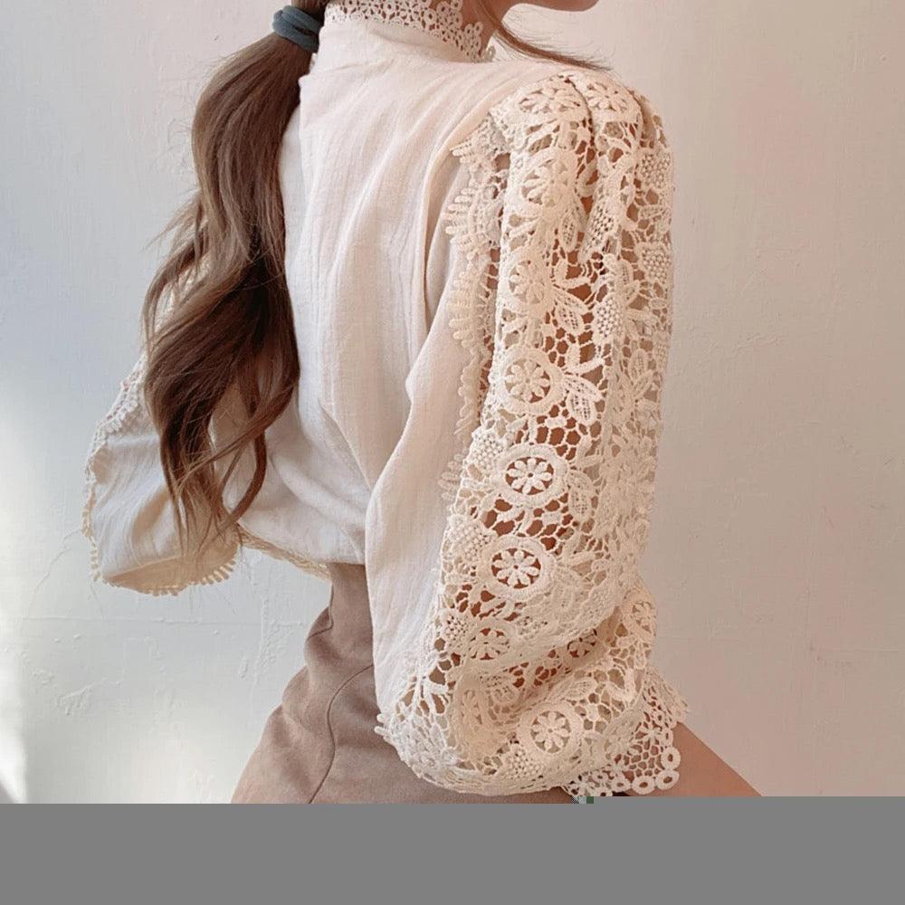 Sale Luxury Lace Blouse - Image 10
