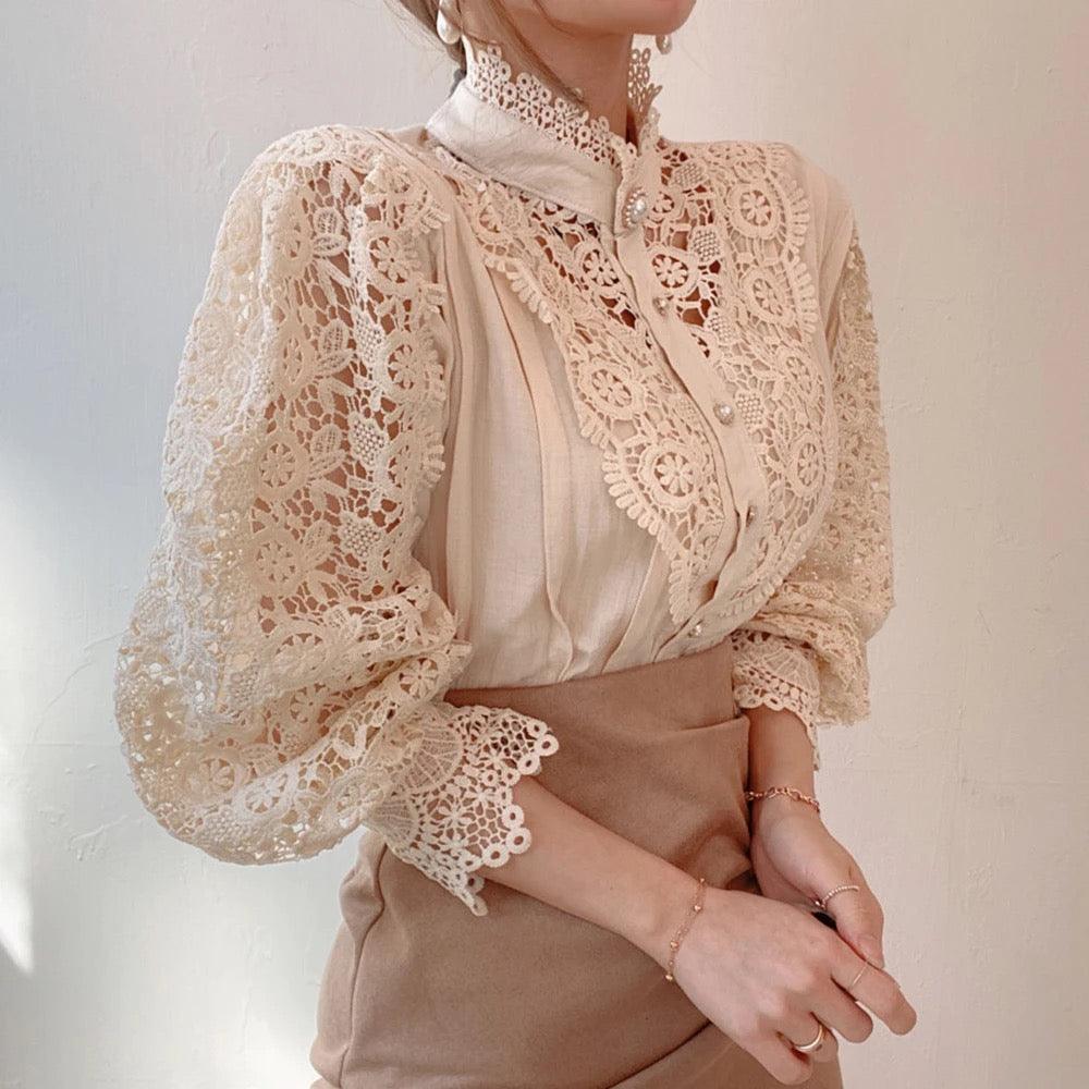 Sale Luxury Lace Blouse - Image 4