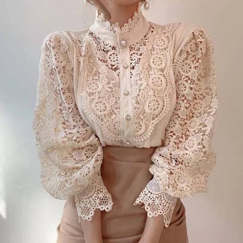 Sale Luxury Lace Blouse - Image 7