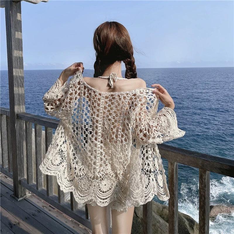 Sally 3 Piece Coord Set In Beige - Image 3