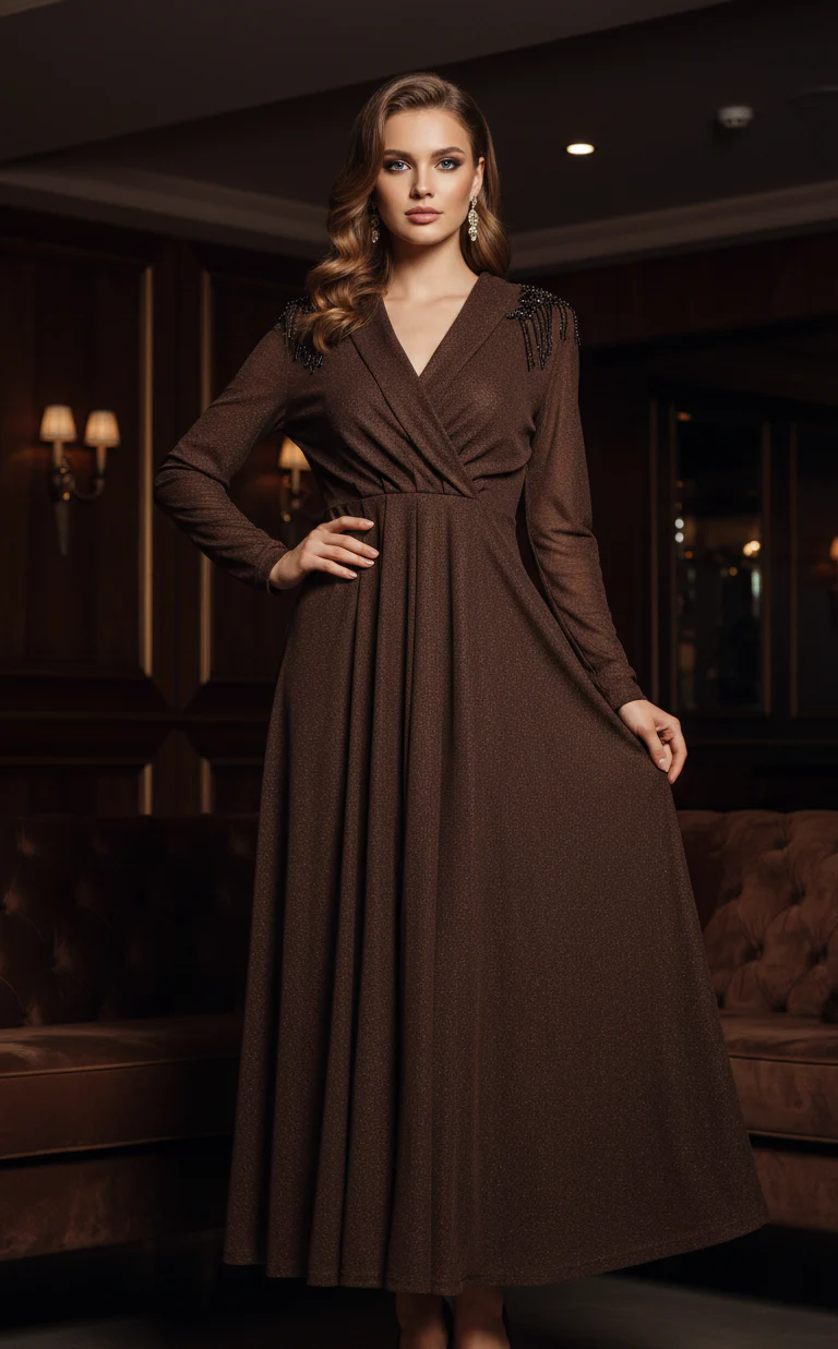 Salome Embellished Maxi Dress - Image 2