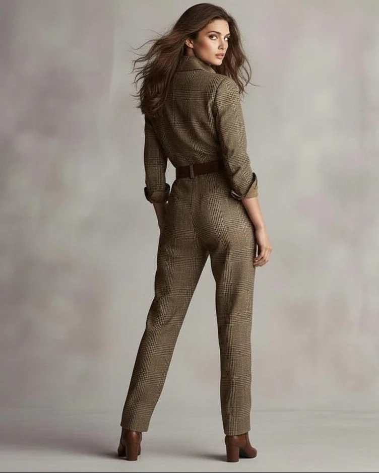 Sarah Jumpsuit With Belt - Image 4