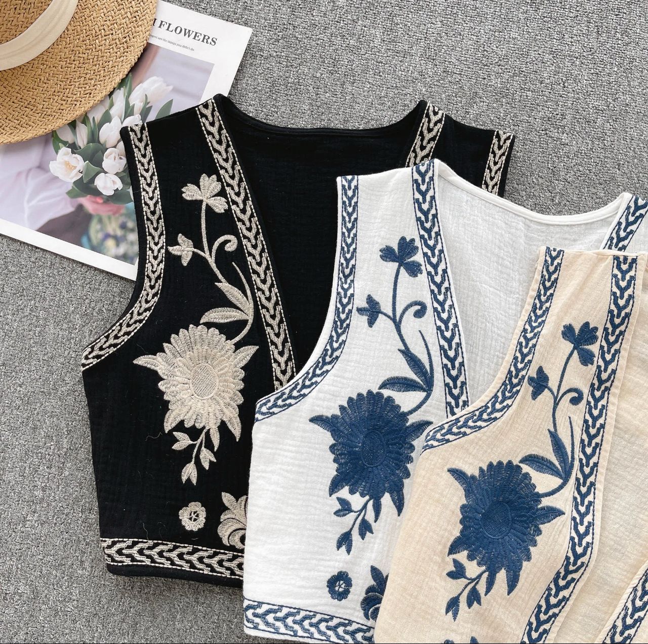 Sarai Statement Vest Top - Image 14